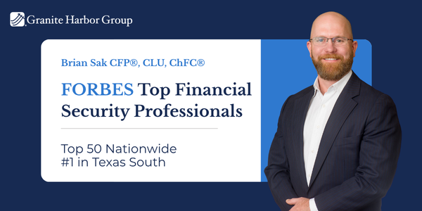 Brian Sak Named Among Forbes' Top 50 Financial Security Professionals Nationwide
