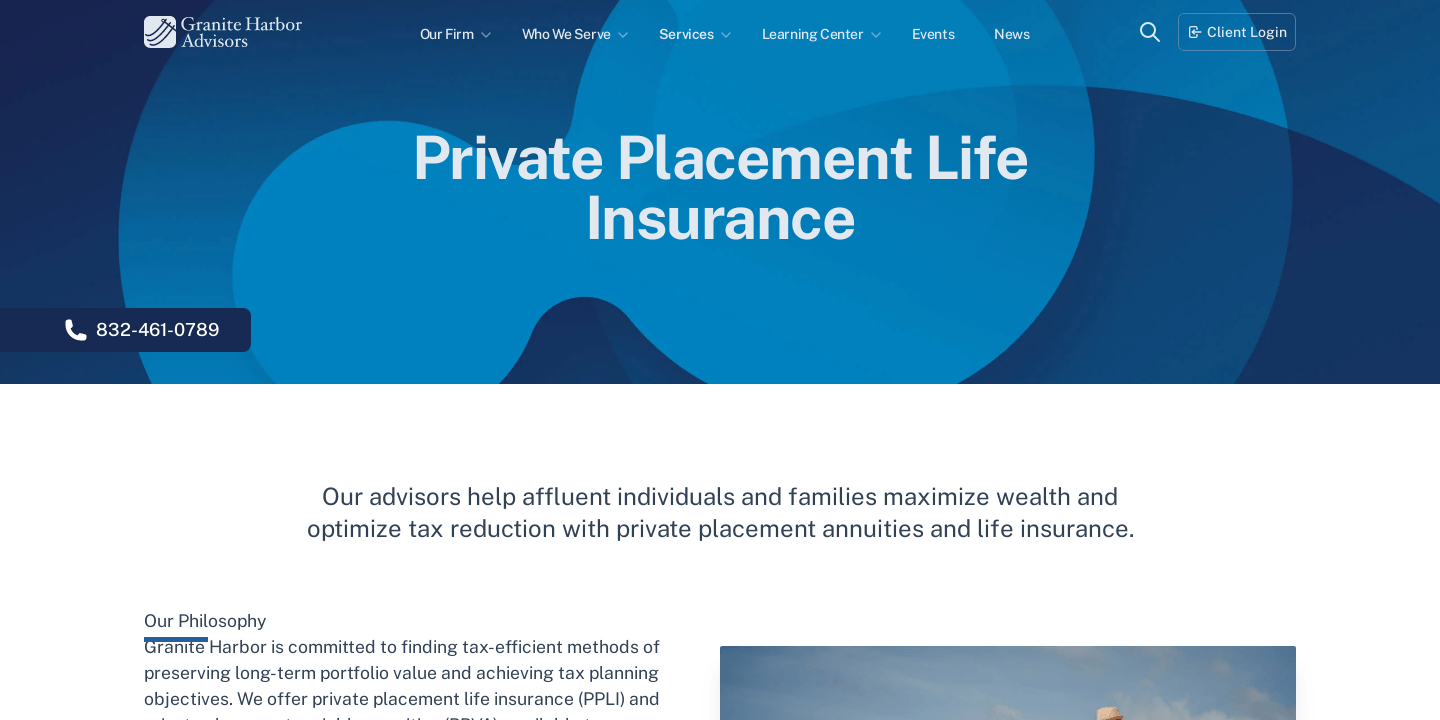 Private Placement Life Insurance Granite Harbor Advisors